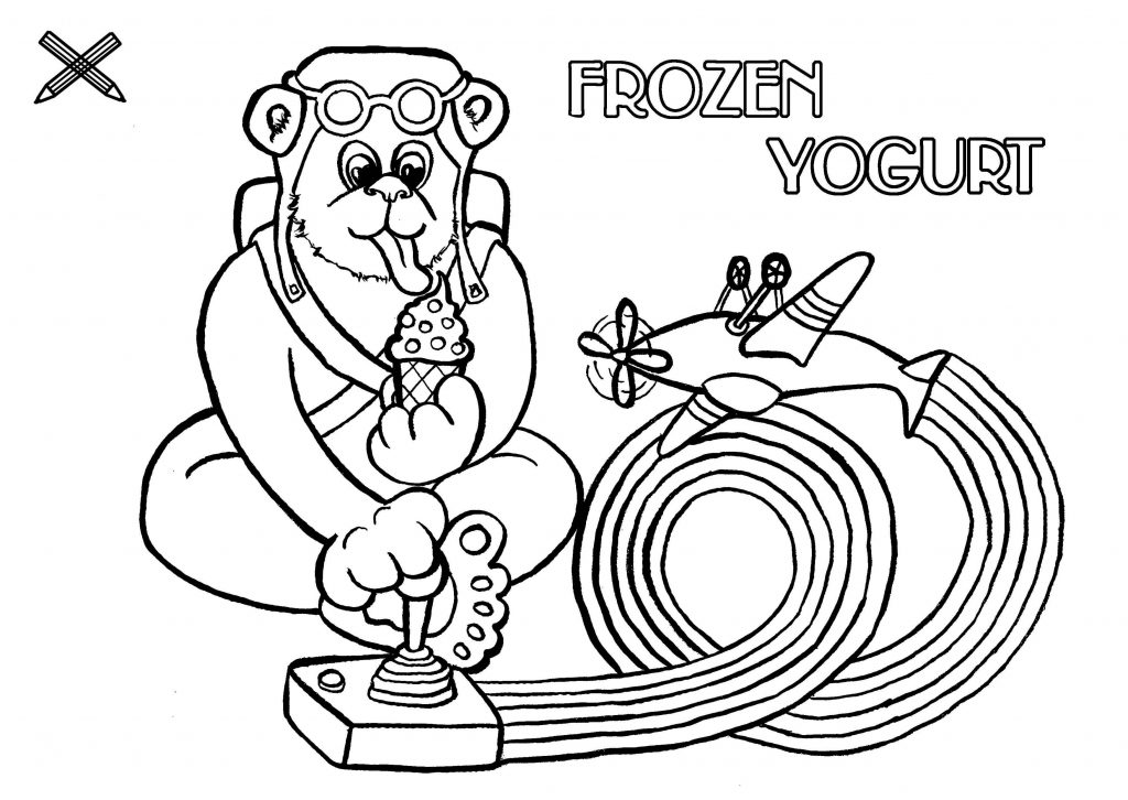 kinder menü frozen yoghurt